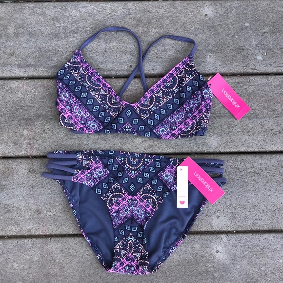 target purple bathing suit